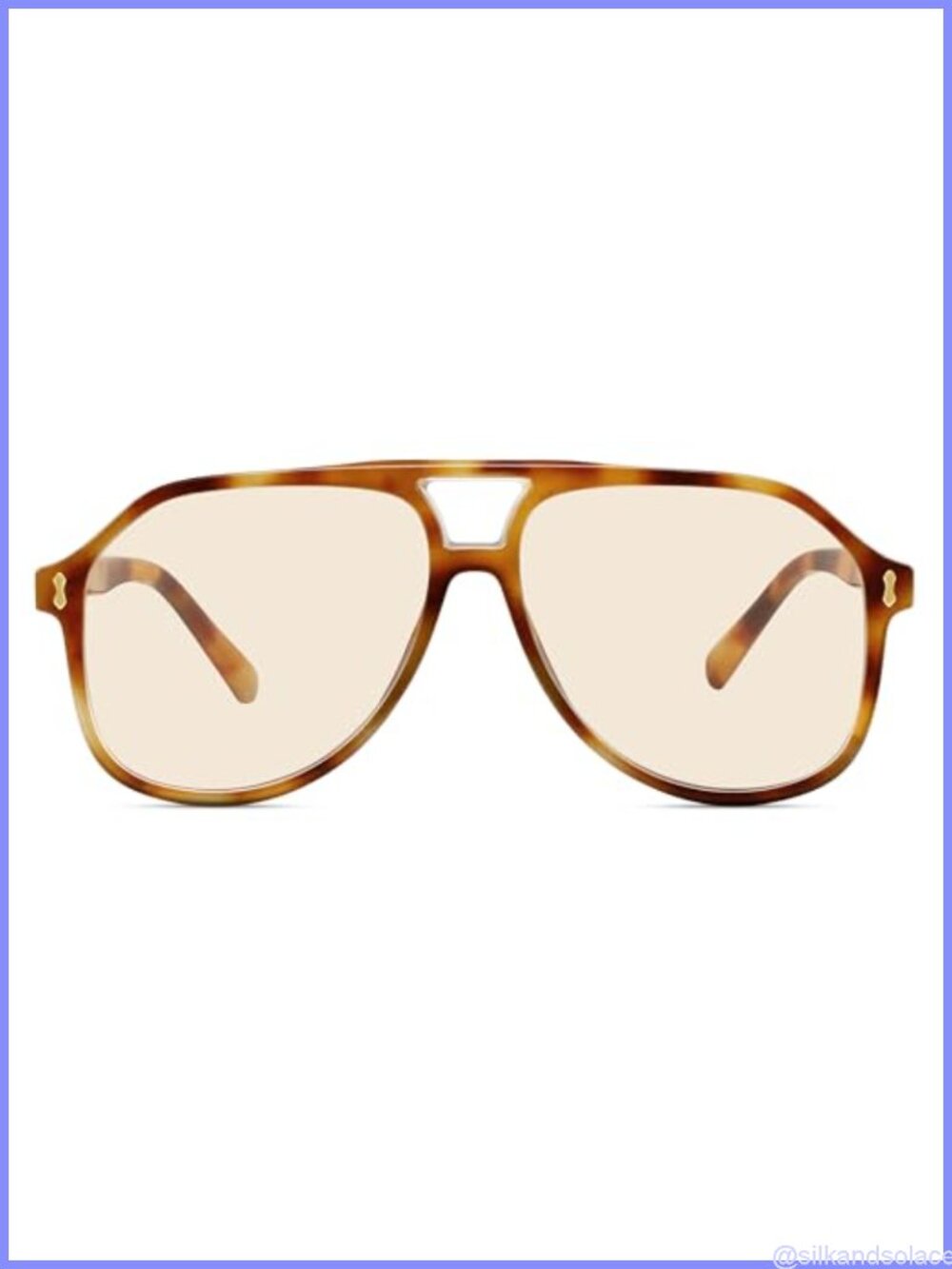 Oversized Square Aviator Sunglasses UV400 Full Frame Women